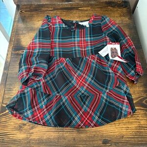 Draper James Black Plaid Dress Size 18 Months​